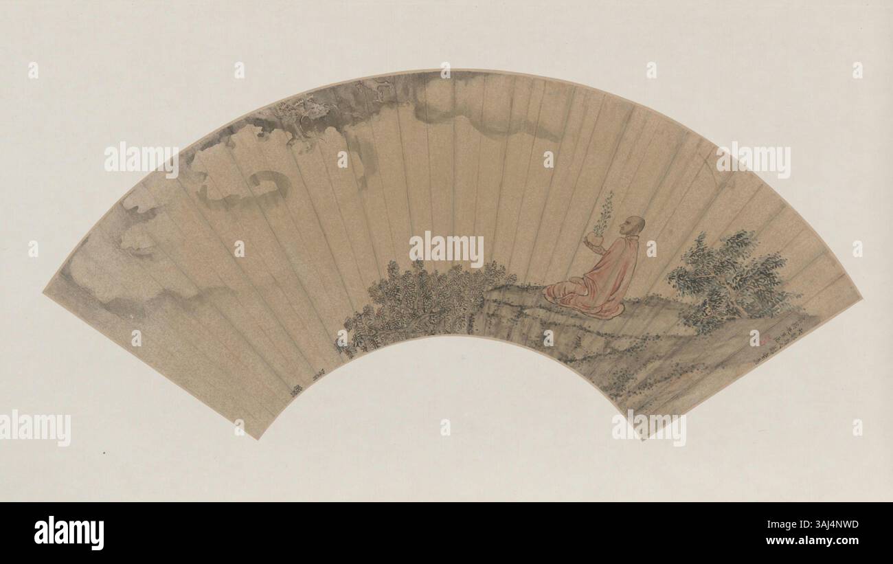 Traditional Chinese ink and color painting from The Palace Museum ...