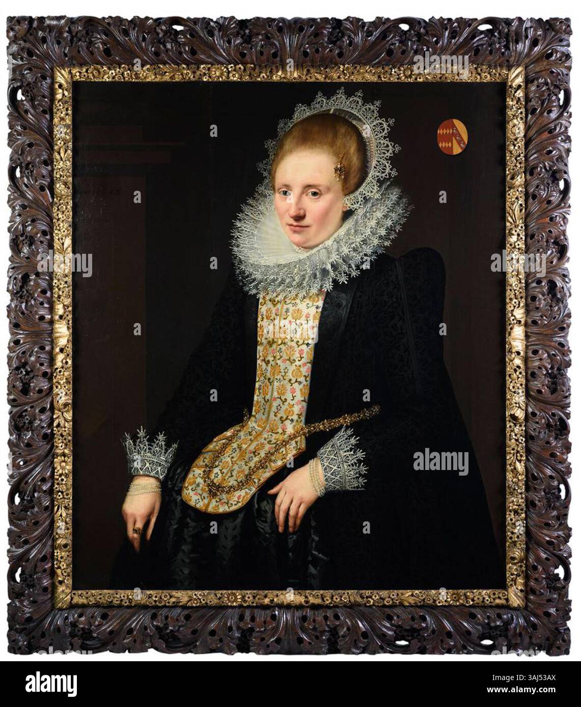 This 1615 portrait by Jan van Ravesteyn portrays Beatrix van Sypesteyn ...