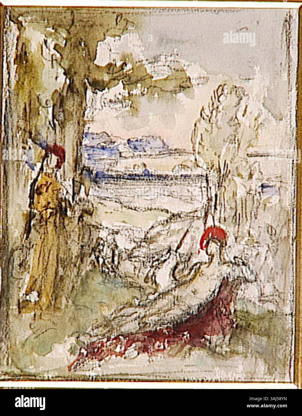 Licornes Unicorns By Gustave Moreau Is A Fantastical Painting 