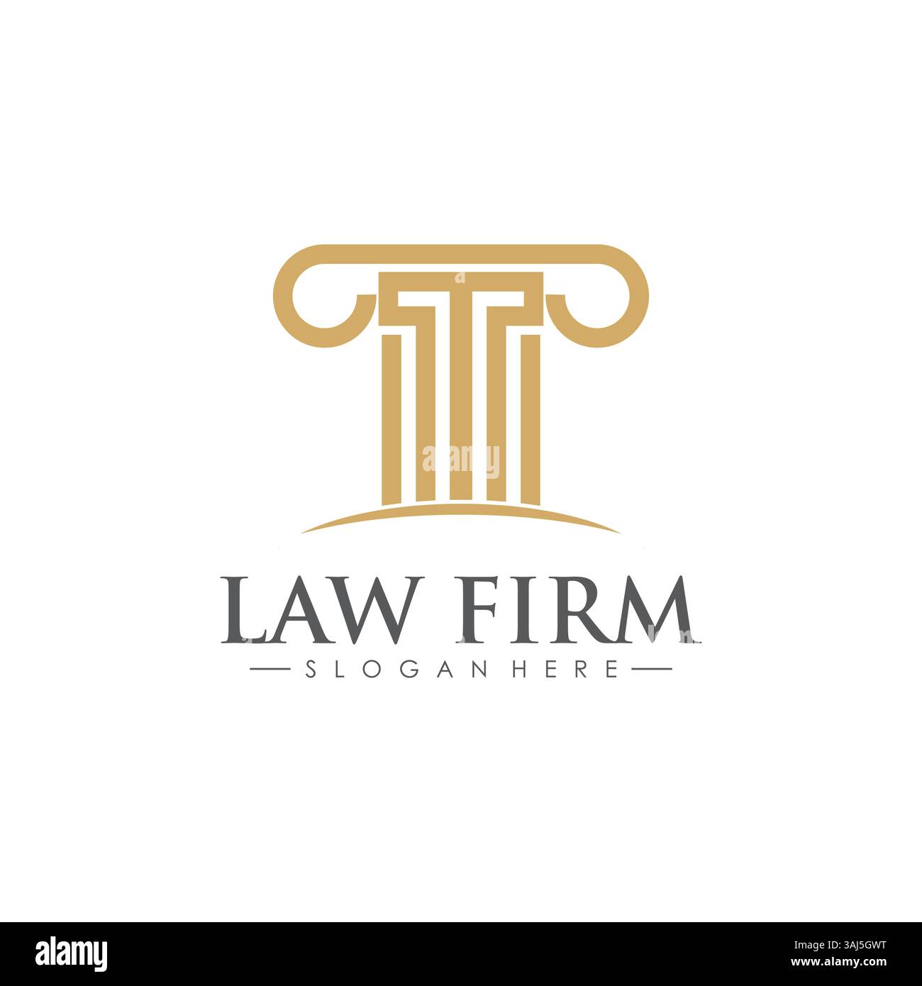 law firm logo design vector Stock Vector Image & Art - Alamy