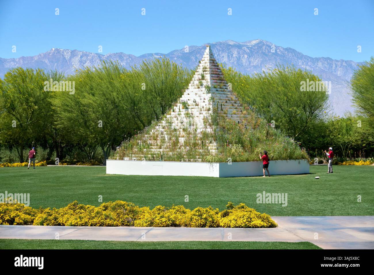 April 9, 2025, Rancho Mirage, California, USA: ''The Living Pyramid ...