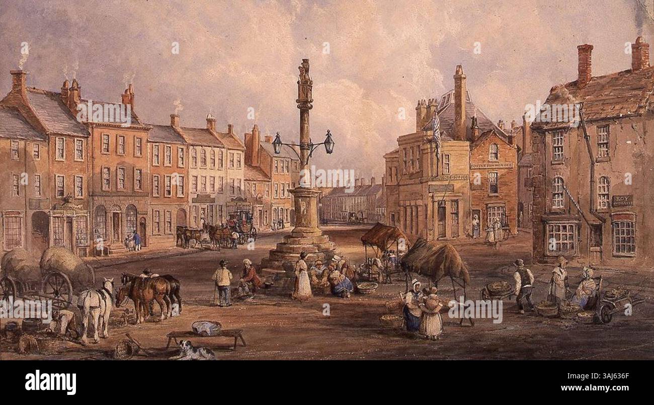 This 1835 watercolour painting by William Henry Nutter, titled ...