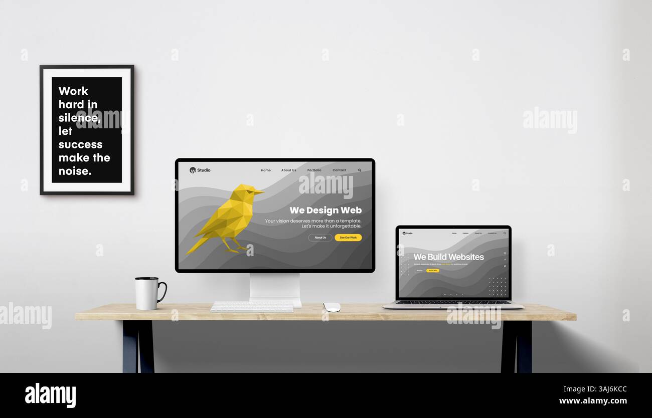 Professional portfolio branding hi-res stock photography and images - Alamy