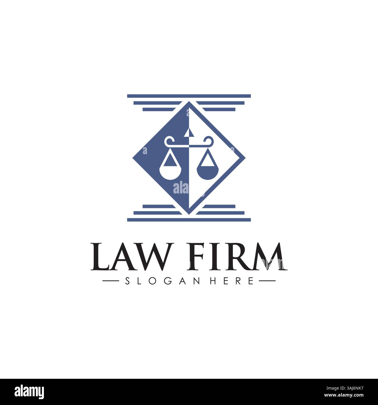 modern scale law firm logo design vector Stock Vector Image & Art - Alamy