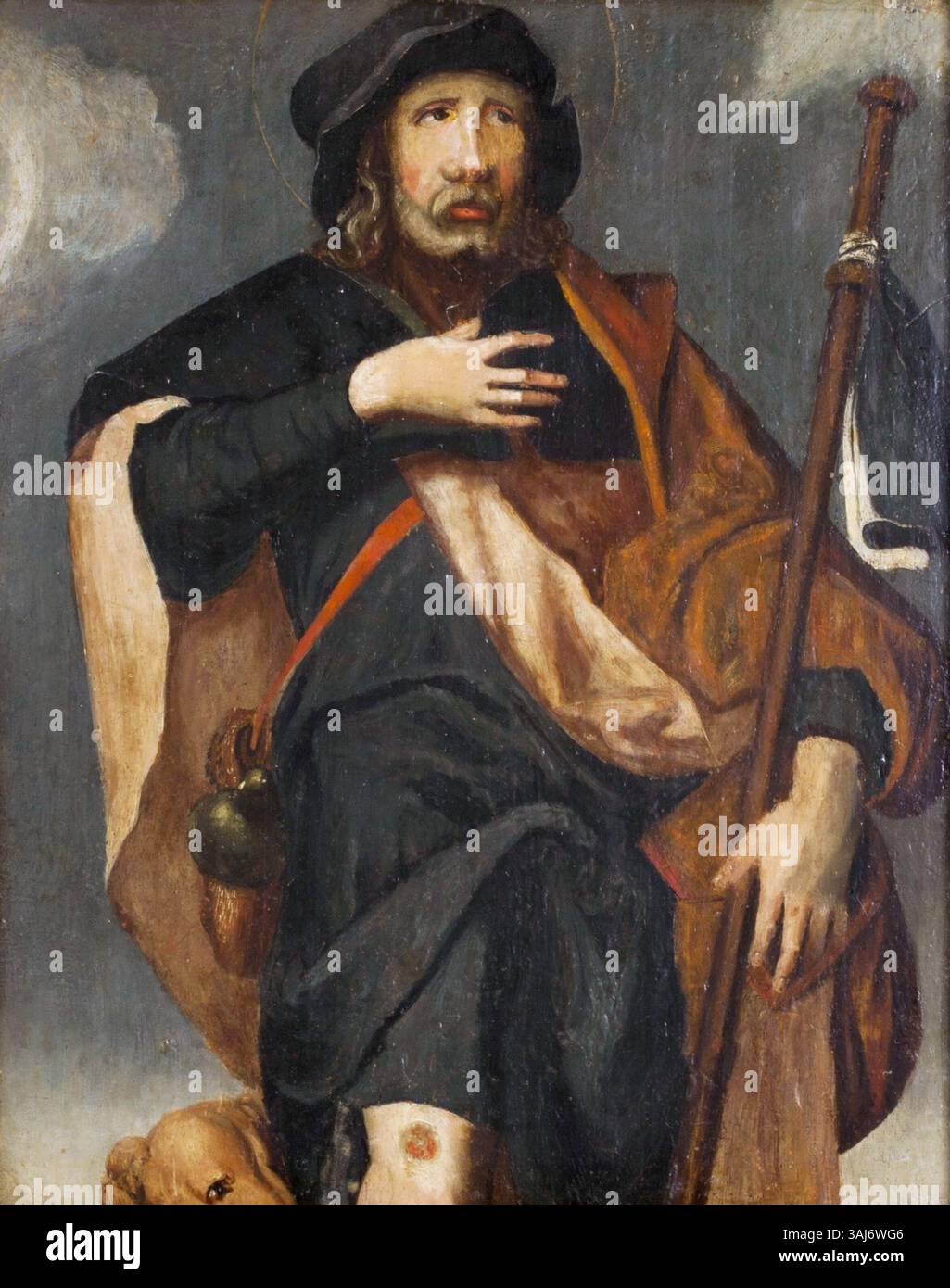 'Wity Roch' (18th century) is an oil on board painting housed in the ...