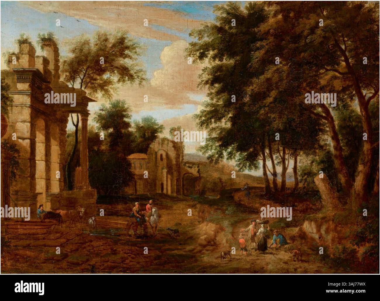 Mathys Work 17th century painting ruins hi-res stock photography and images - Alamy