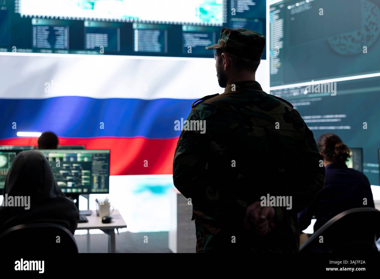 Russian military officer in high tech government agency spreading fake ...