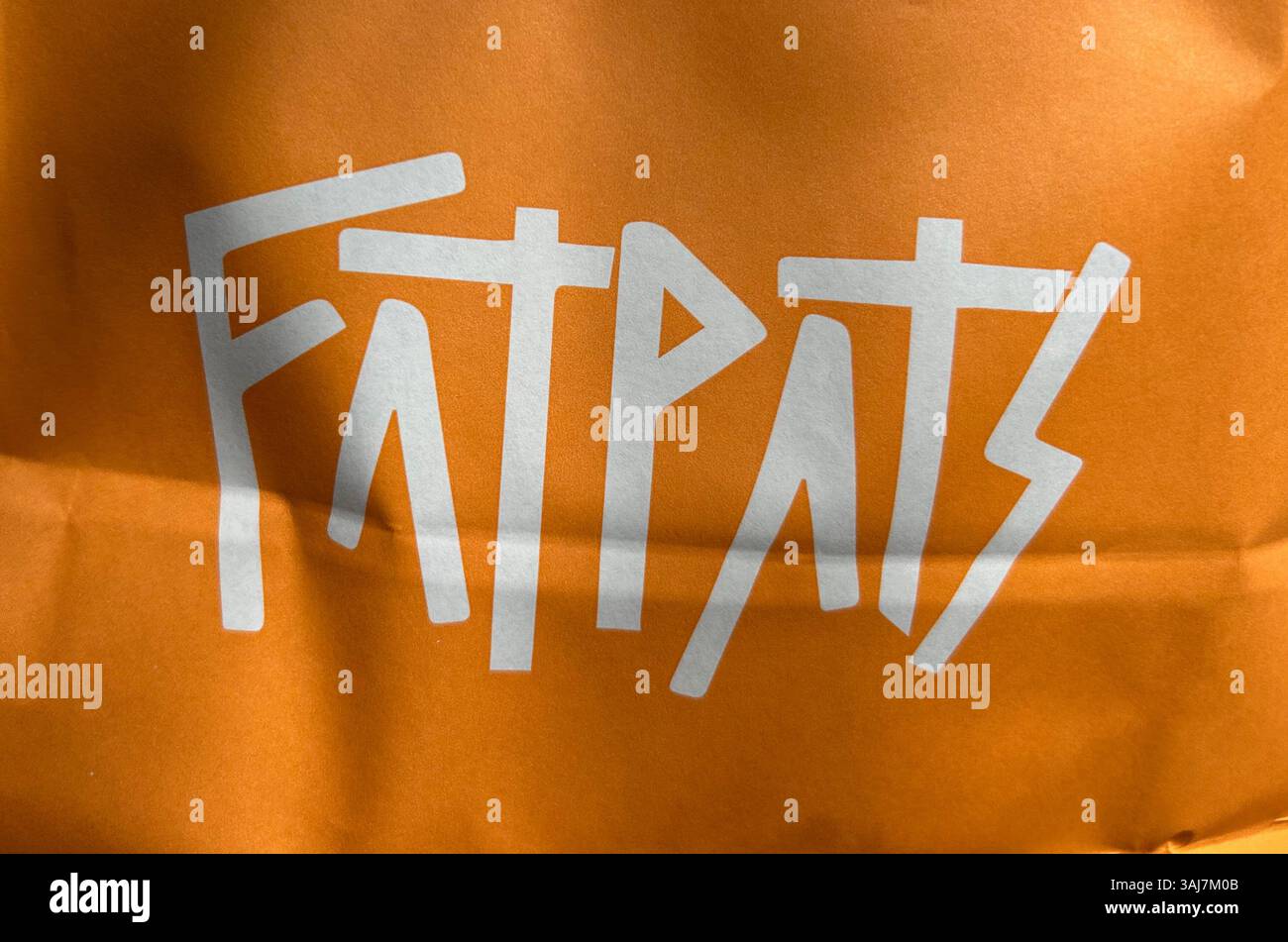 Fat Pat’s sandwich shop in Manchester, UK - Smartphone Captured Stock Image