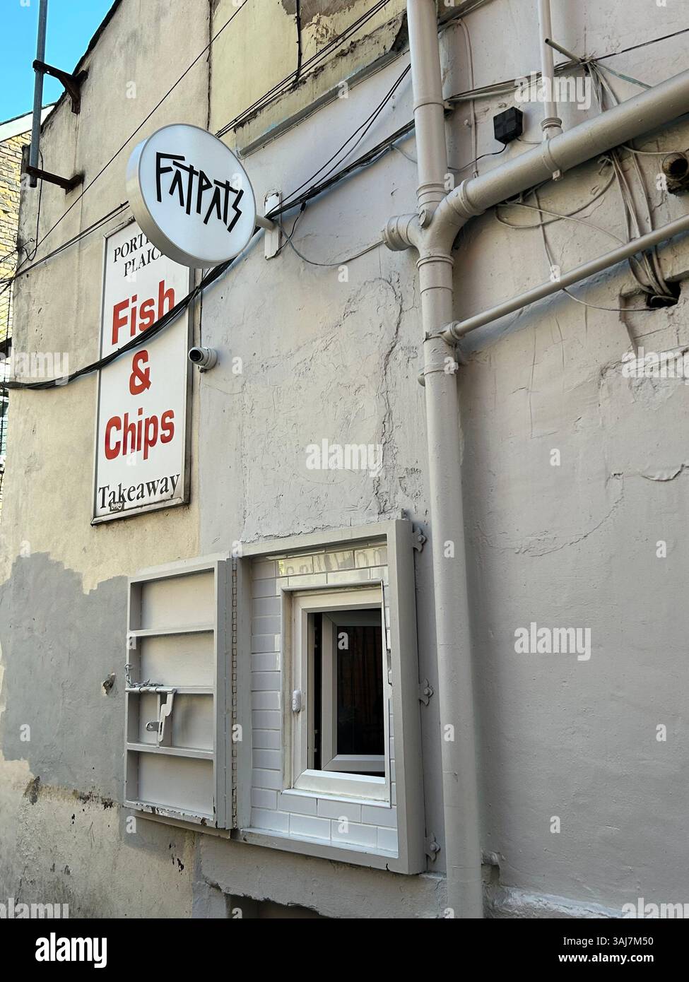 Fat Pat’s sandwich shop in Manchester, UK - Smartphone Captured Stock Image