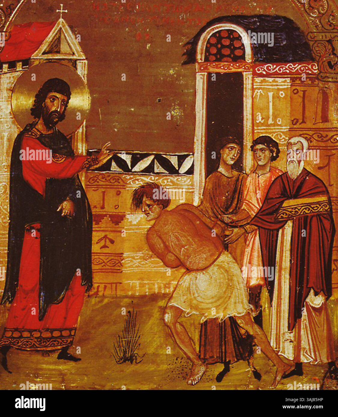 An icon from the first half of the 12th century depicting Saint ...