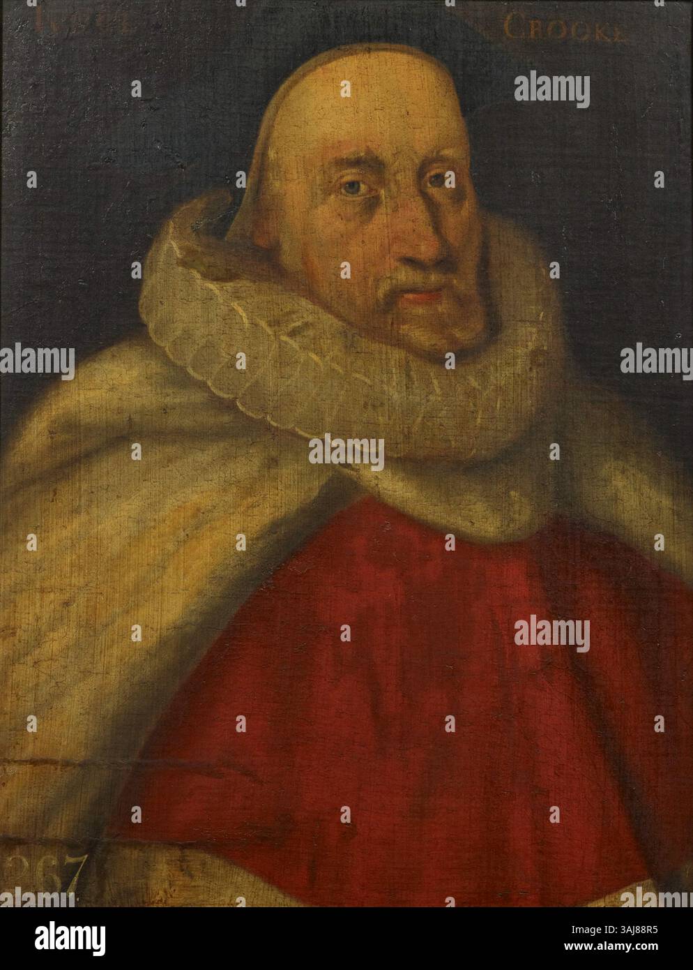 George Croot This circa 1624 to 1628 portrait of Sir George Croke, created by an ...