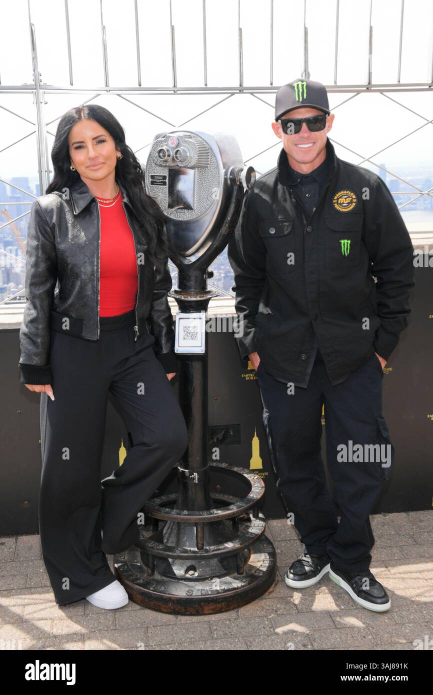 New York, USA. 10th Apr, 2025. (L-R) Marissa Deegan and Brian Deegan ...