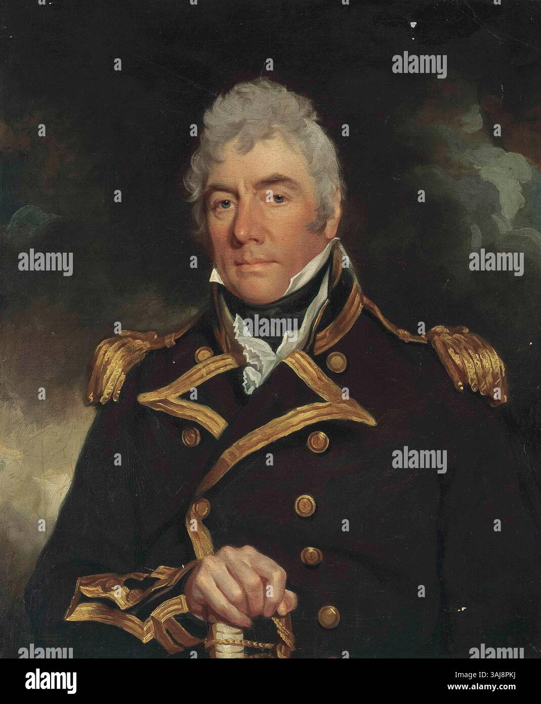 This 19th-century portrait, attributed to the Circle of Sir William ...