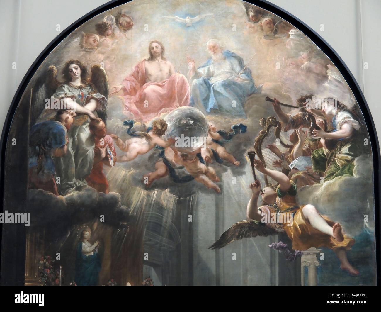 This detailed view from Carreño de Miranda’s 1666 painting 'Foundation ...