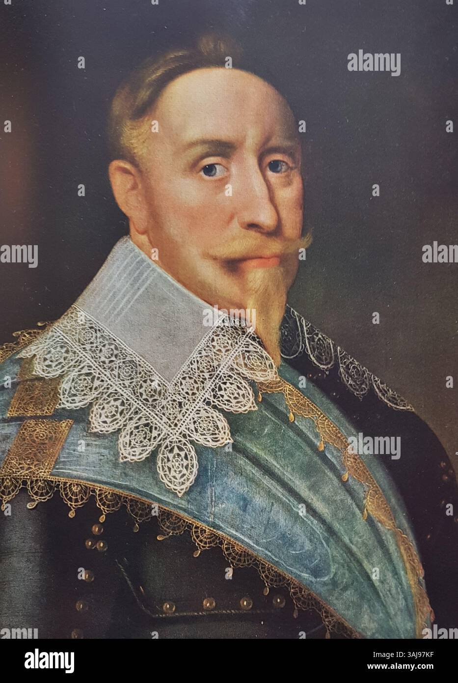 Portrait of Gustav II Adolf by Jacob Hoefnagel, showcasing the Swedish ...