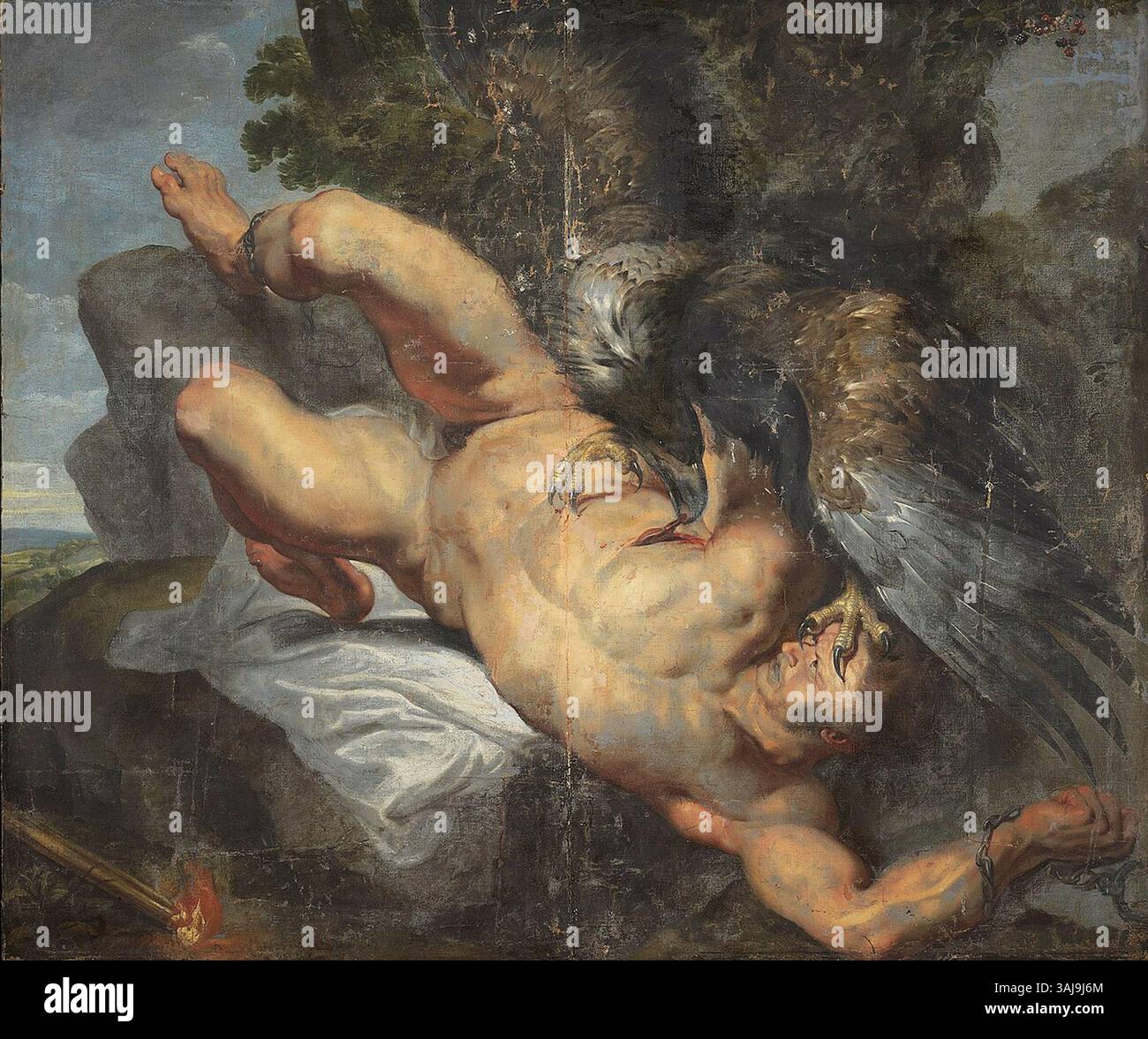 This 1602 painting by Peter Paul Rubens, titled 'Prometheus Bound ...