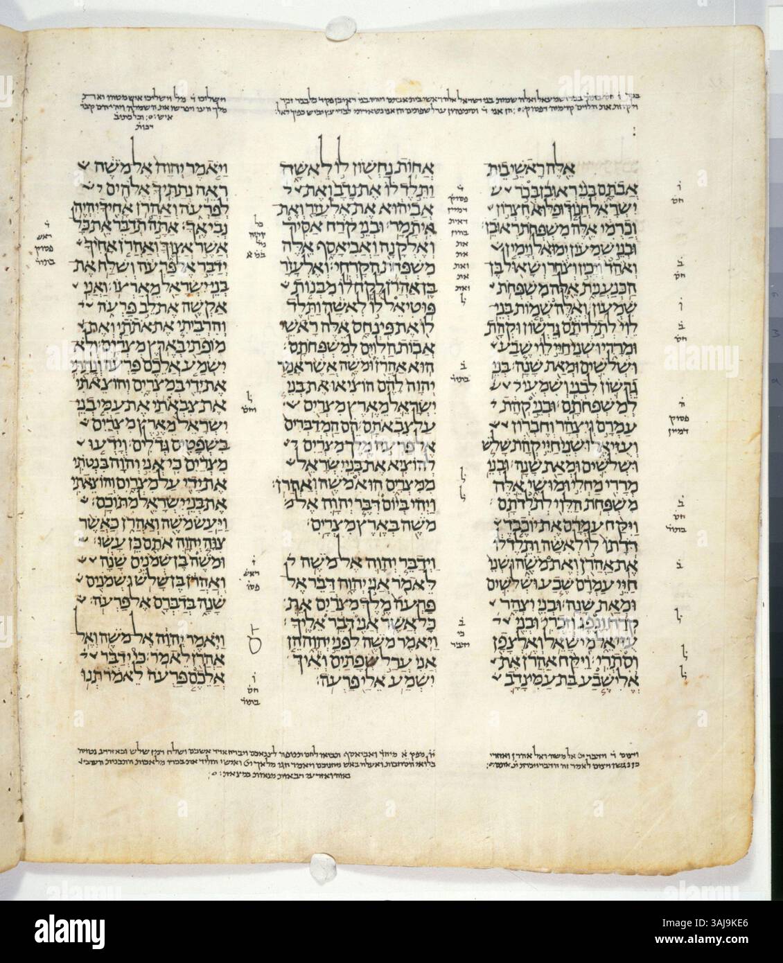 Folio 034b of the Leningrad Codex, created between 1008 and 1011 ...