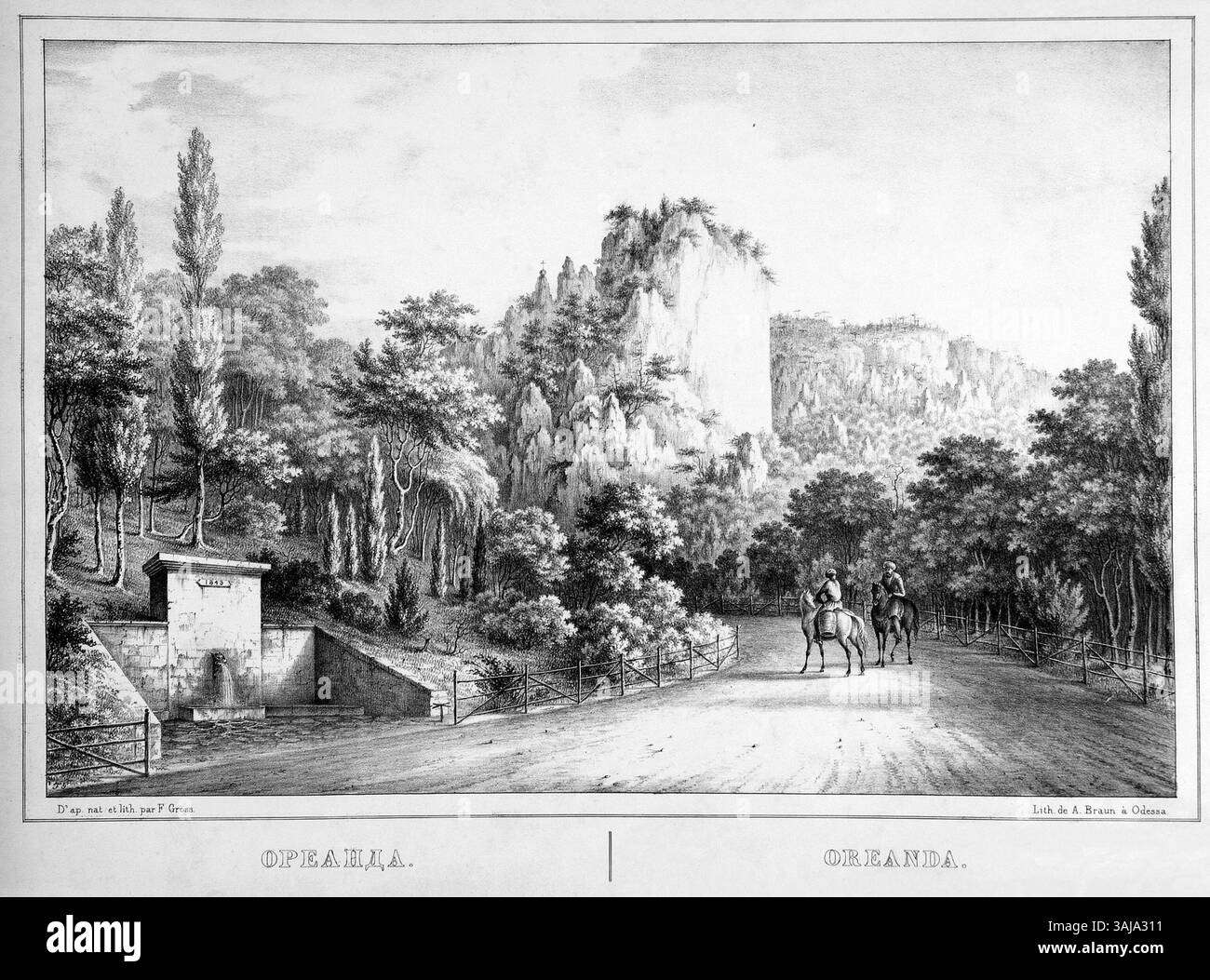 An artwork by Fridrikh Gross from 1846, featuring the style and themes ...