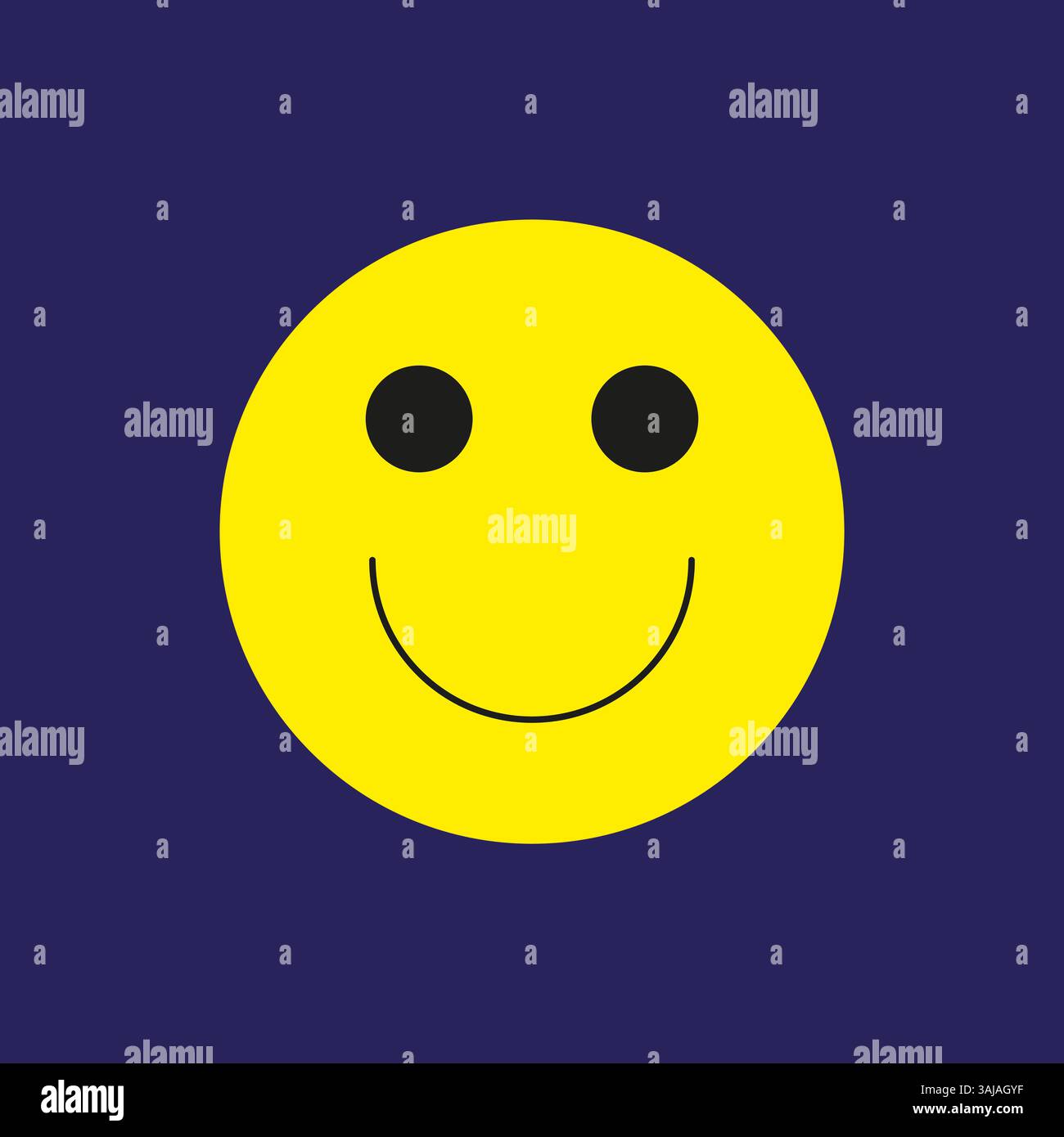 Smile eye contact happy Stock Vector Images - Alamy