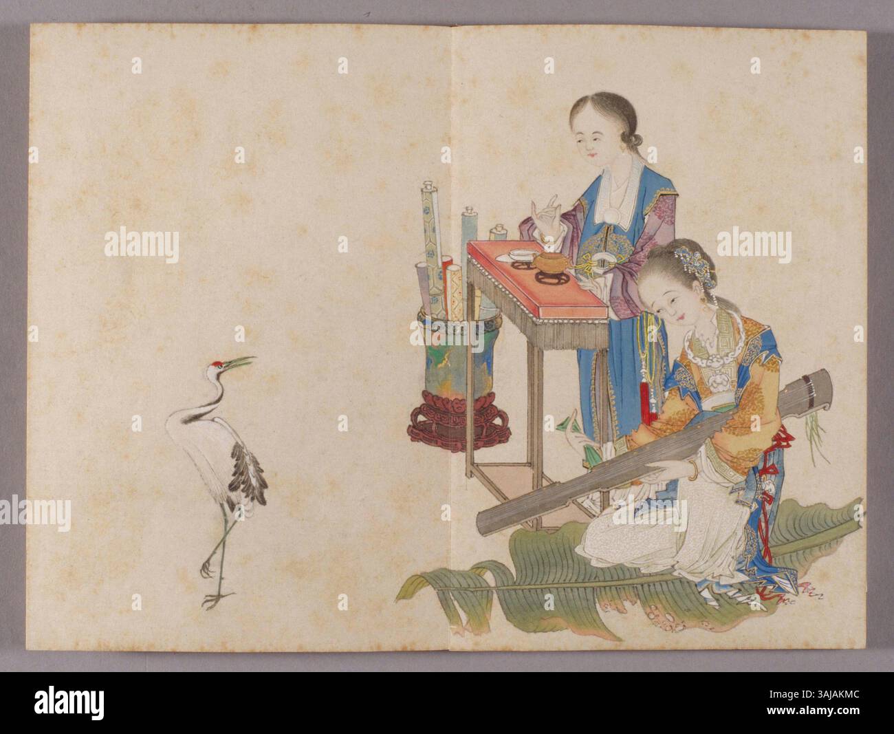 This Chinese painting by Yu Lan (1742–1809) is preserved in The Palace ...