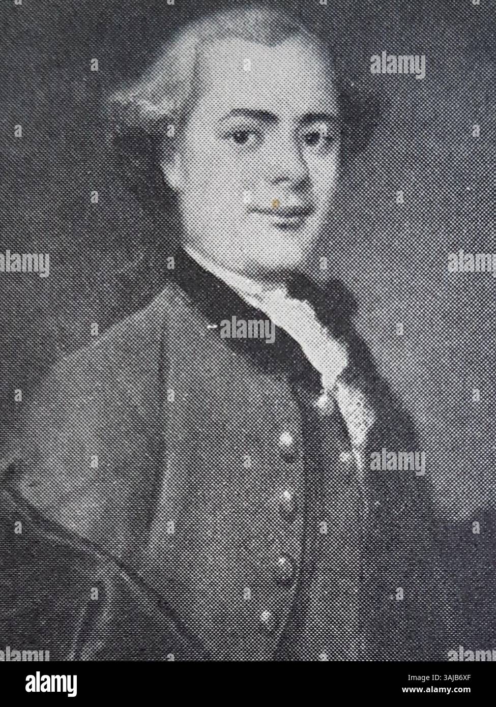 This photograph shows a portrait of Nicklas Lafrensen, painted by Johan ...