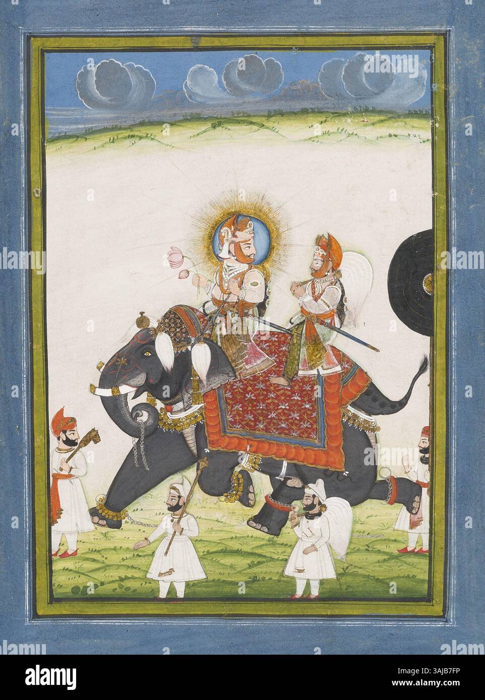 Polychrome Indian Chair From Bikaner - 19th Century Polychrome Indian Chair From Bikaner - 19th Century