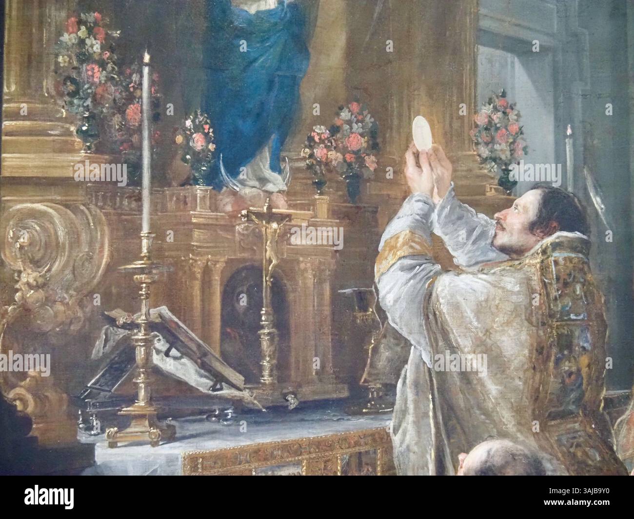 This 1666 painting by Juan Carreño de Miranda captures a detailed ...