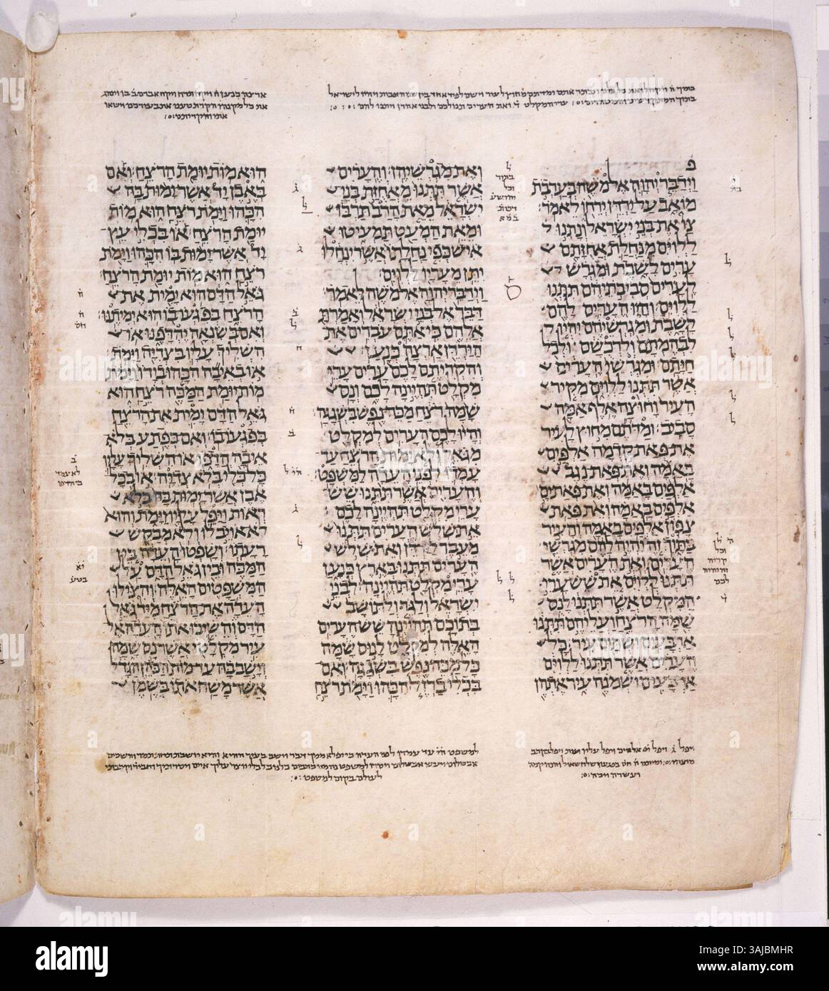 Folio 097b of the Leningrad Codex, dating from between 1008 and 1011 ...