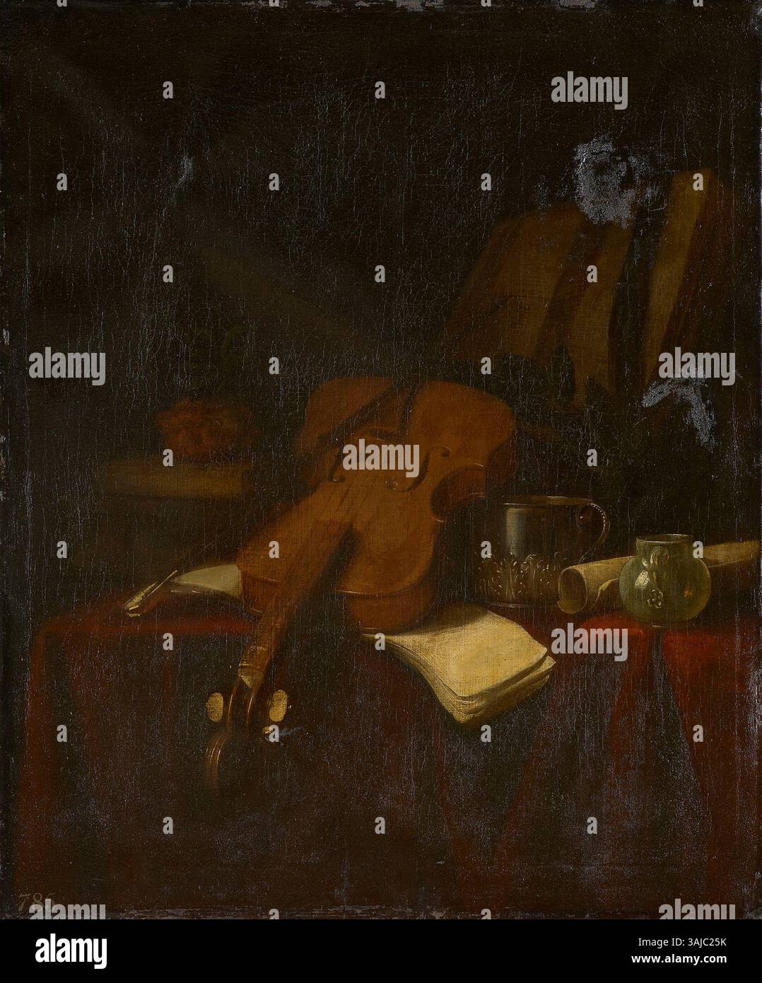 A still-life painting by Pieter Gerritsz van Roestraten, created ...