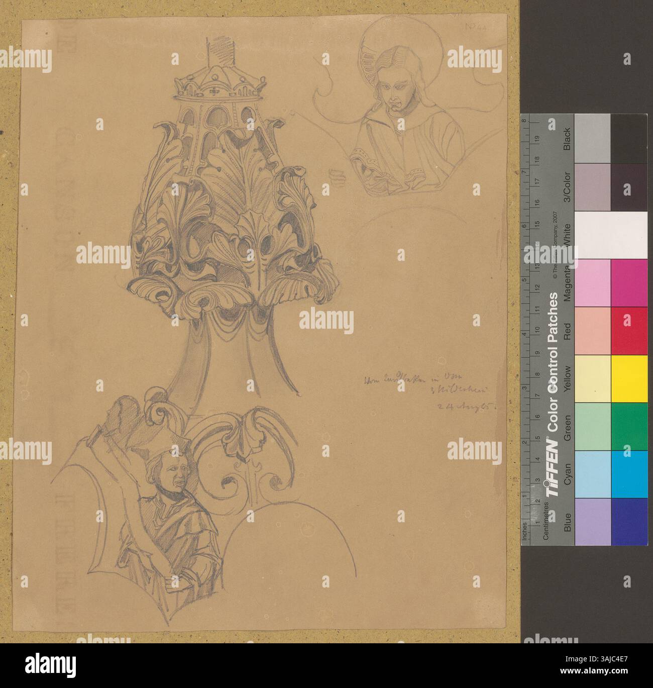 Johann Rudolf Rahn's 1865 piece captures the upper part of the late ...
