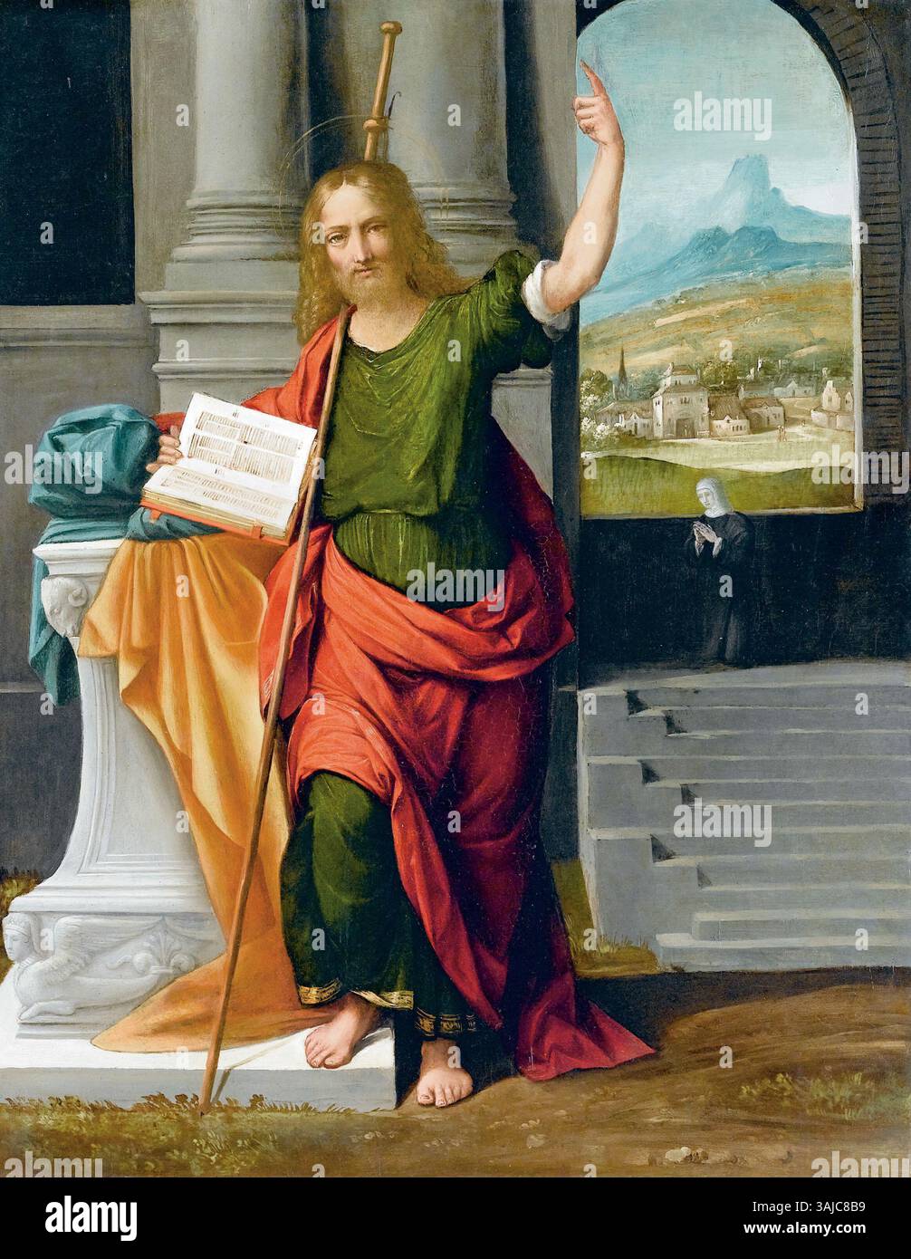'Saint James the Greater' (1550) by Garofalo is an oil painting that ...