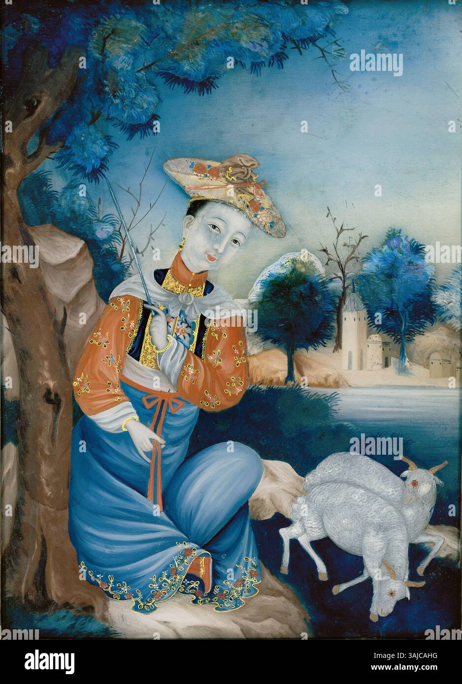 Chinese shepherd painting hi-res stock photography and images - Alamy