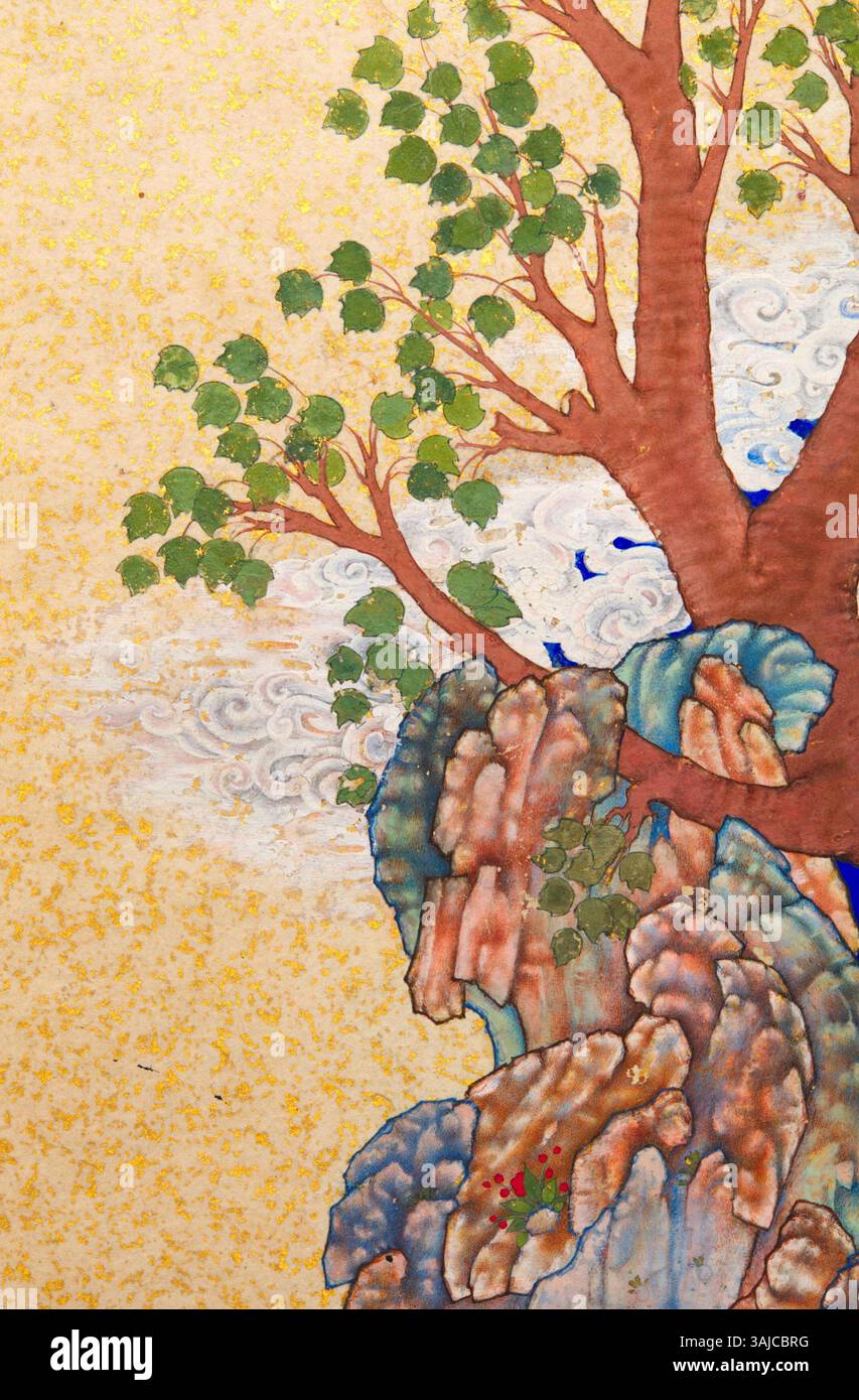 This detail from a 16th-century manuscript, The Shahnameh of Shah ...