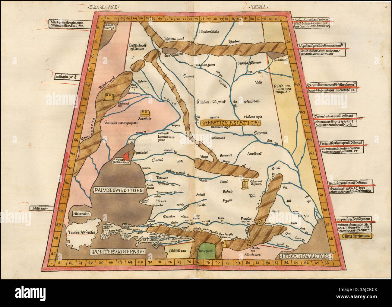 2nd-century world map from the atlas Geography / Geographia 2nd-century world map from the atlas Geography / Geographia