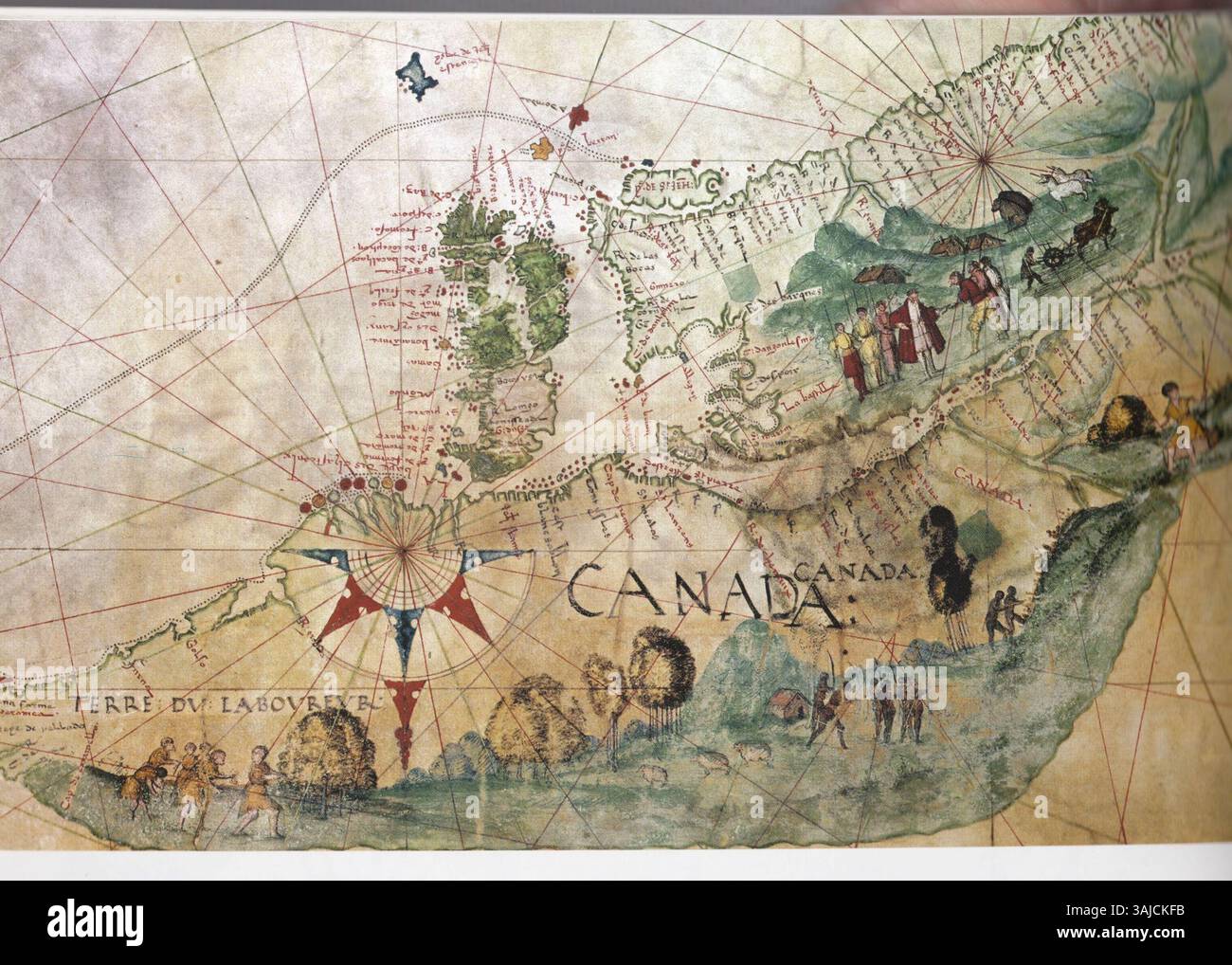 1542 map of america hi-res stock photography and images - Alamy