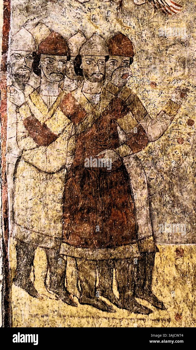 Divan Midieval The Dadivank fresco from 1290-1305 displays intricate medieval Armenian ...