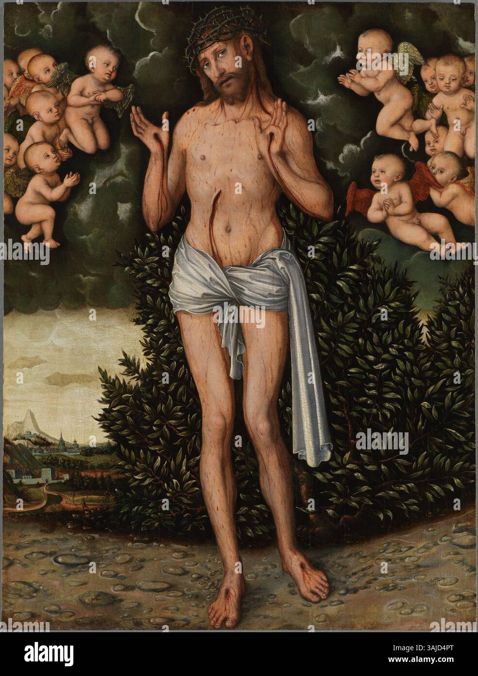 'Christus als Schmerzensmann' (Christ as Man of Sorrows) painted by ...