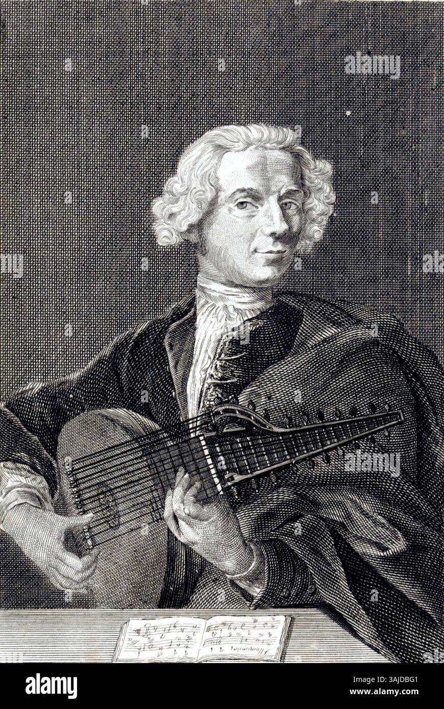 This engraving by Johann Wilhelm Stör from around 1730 depicts Johann ...