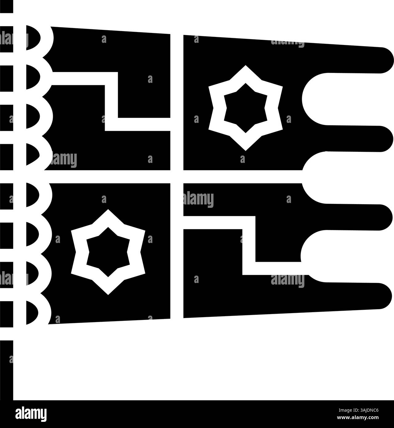 flag luxury medieval heraldry glyph icon vector illustration Stock ...