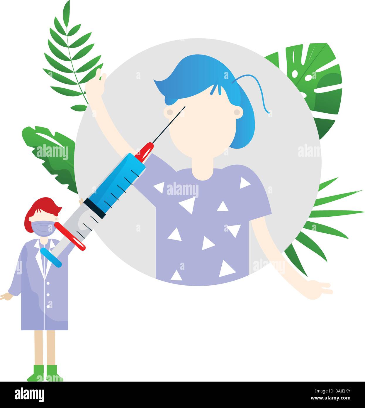 Skincare routine flat vector illustration on the white background Stock ...