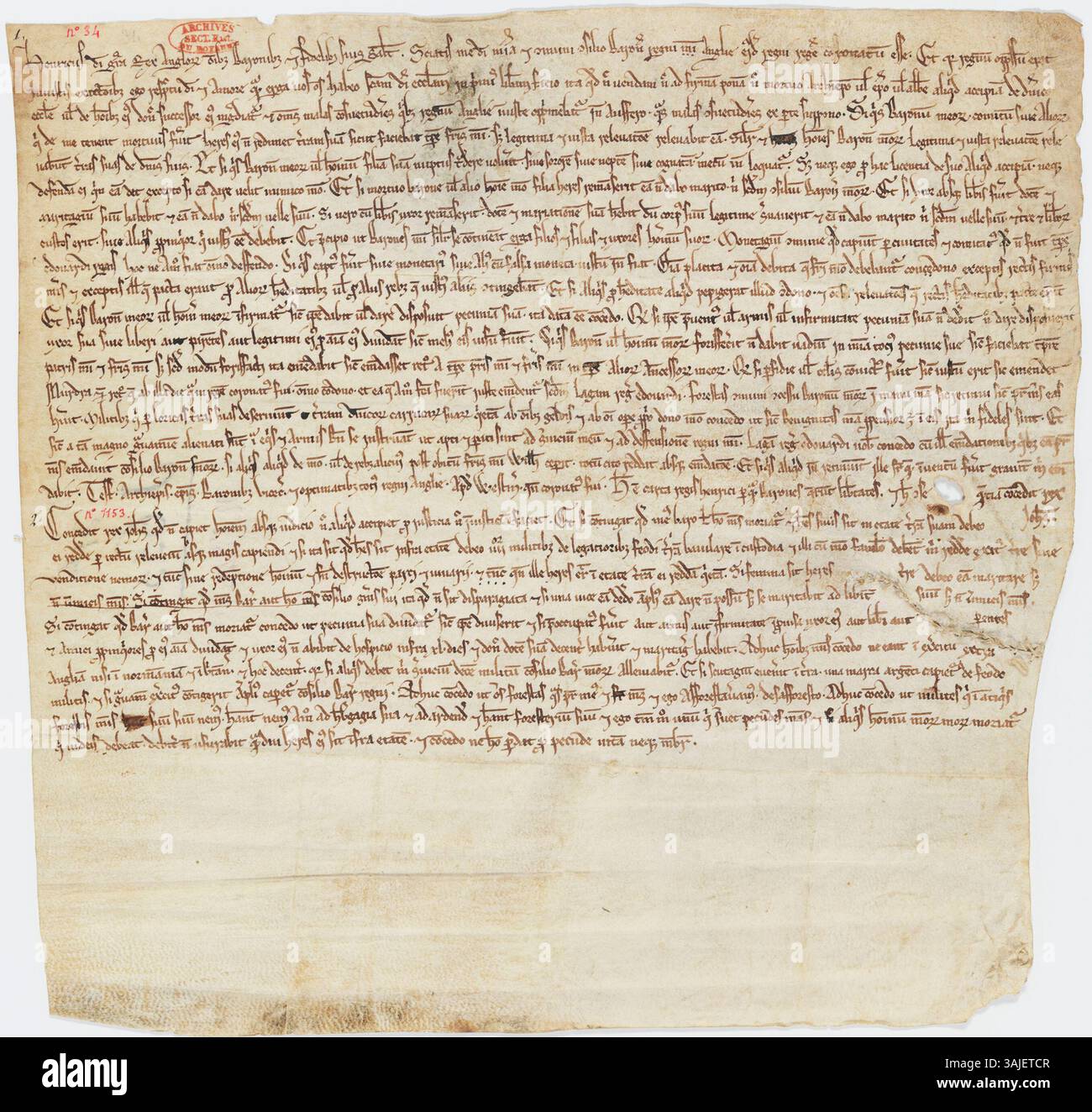 This 13th century Manuscript Details The Demands Of Rebellious Barons This 13th century Manuscript Details The Demands Of Rebellious Barons