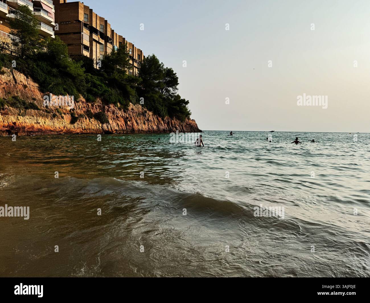 Serene beach scene sunset featuring hi-res stock photography and images ...
