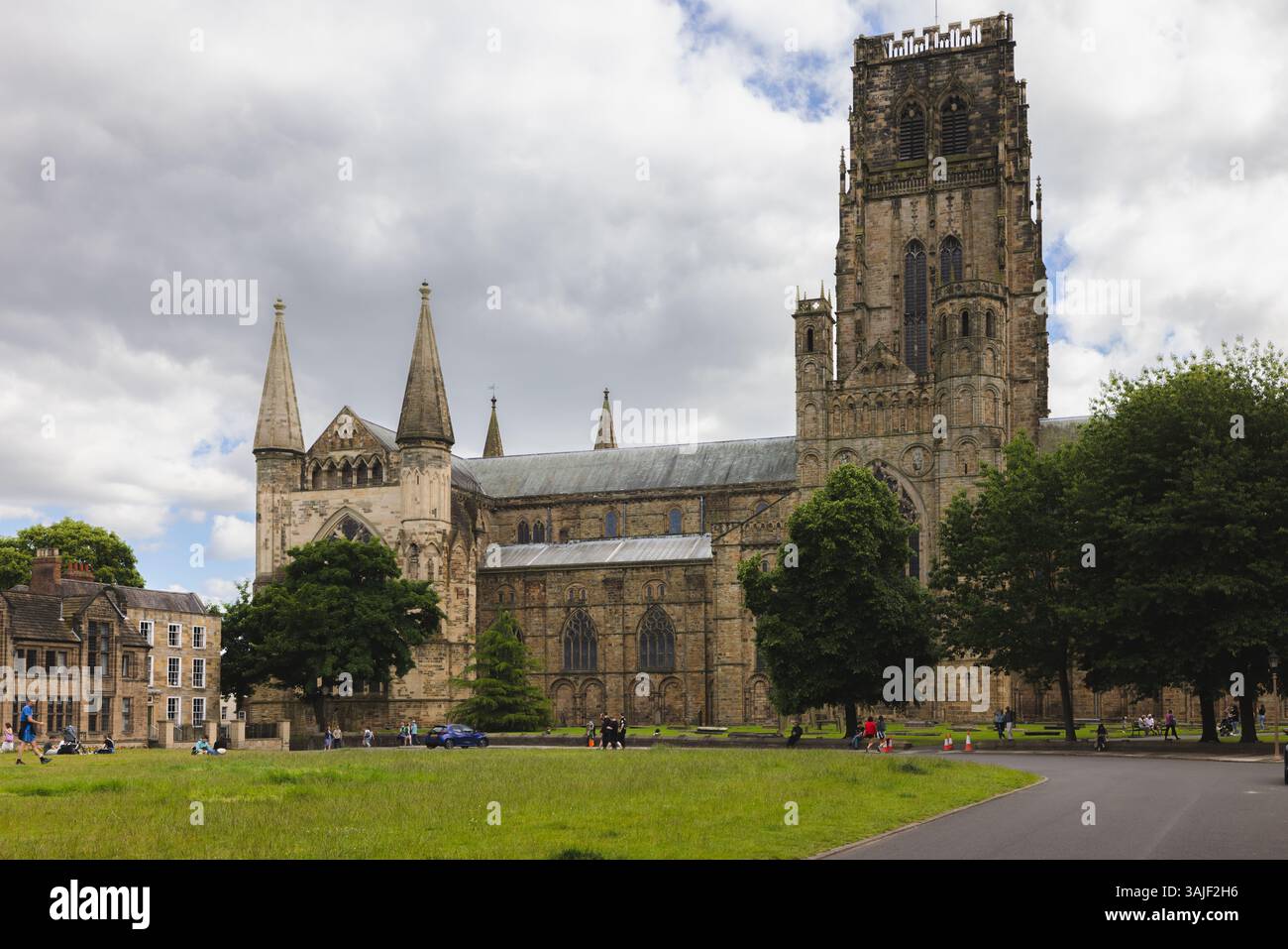 Durham, UK - June 22, 2024: Durham Cathedral and abbey, a stunning ...