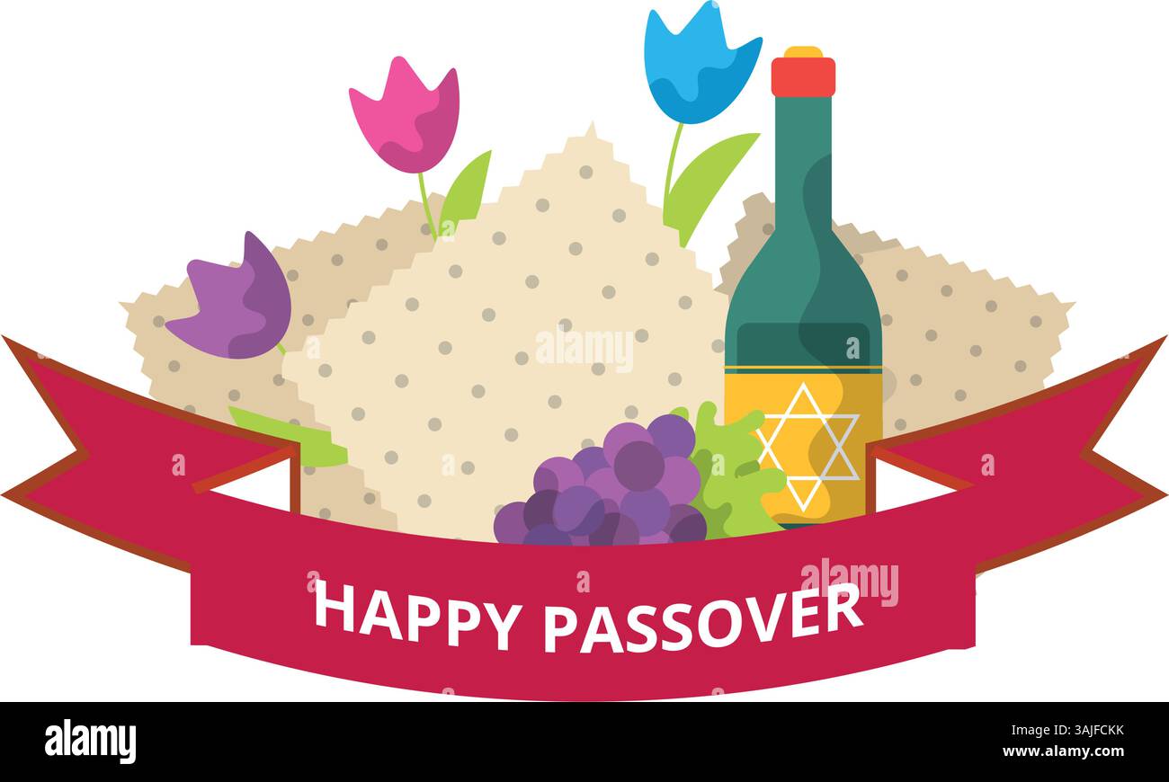 Happy Passover cartoon vector illustration Stock Vector Image & Art - Alamy