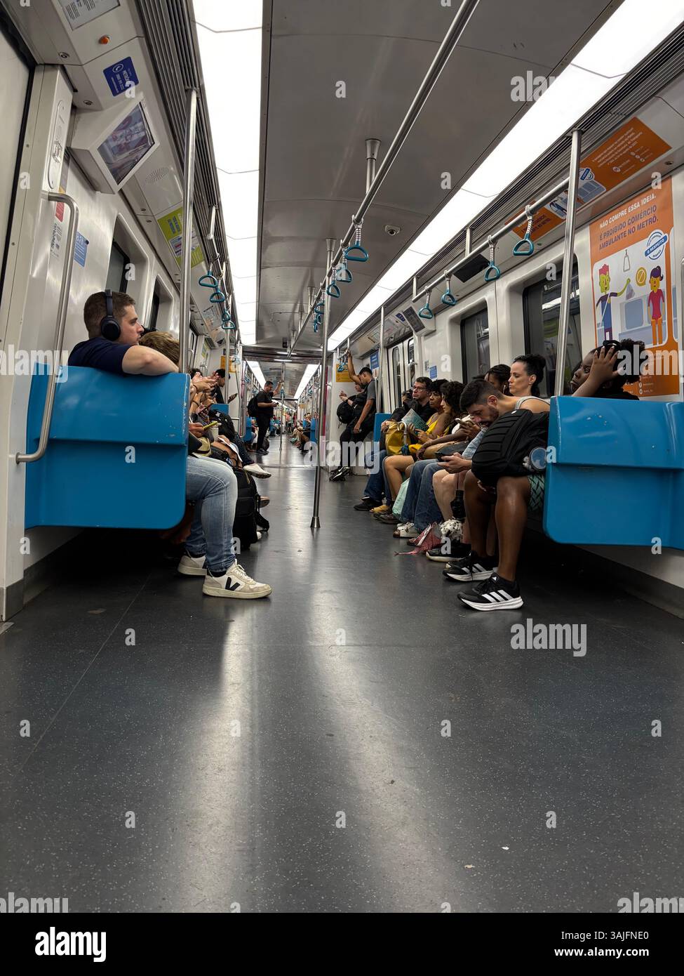 metro - Smartphone Captured Stock Image