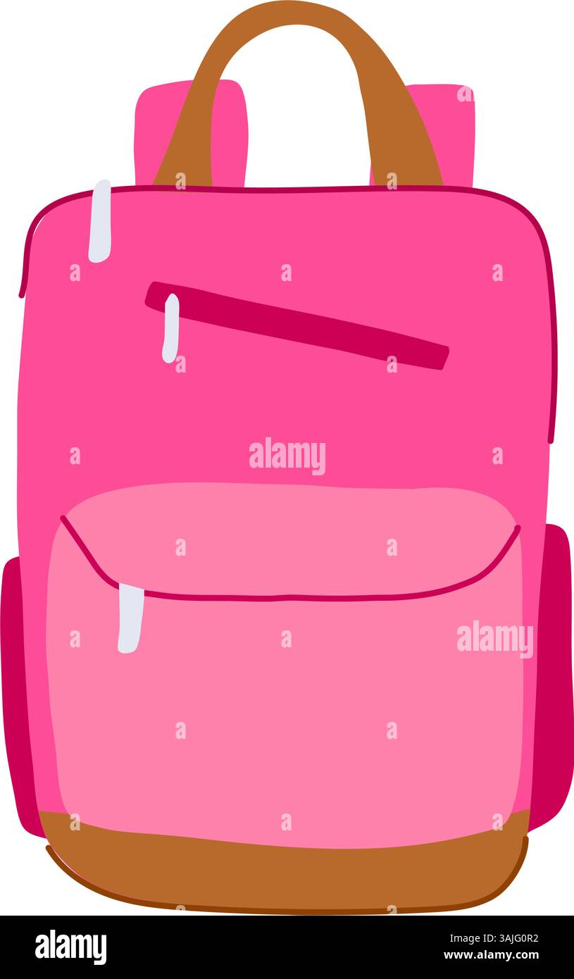adventure backpack cartoon vector illustration Stock Vector Image & Art ...