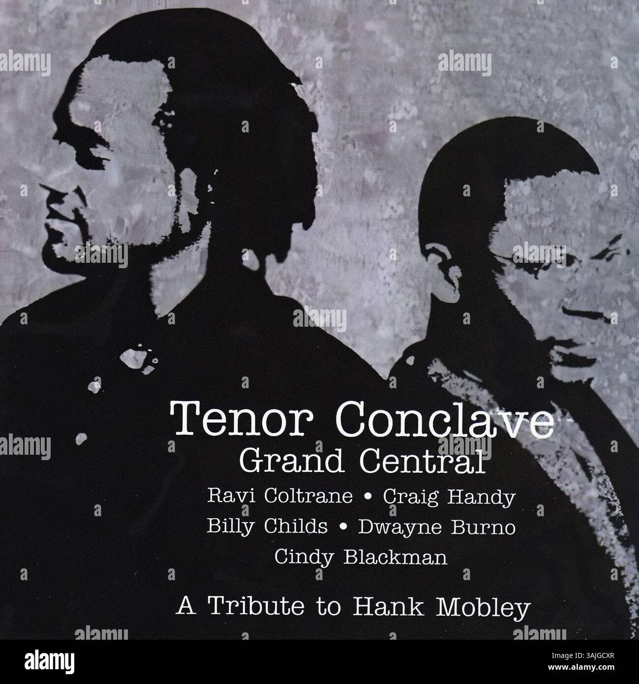 Tenor Conclave - Grand Central - Vintage jazz record cover Stock Photo