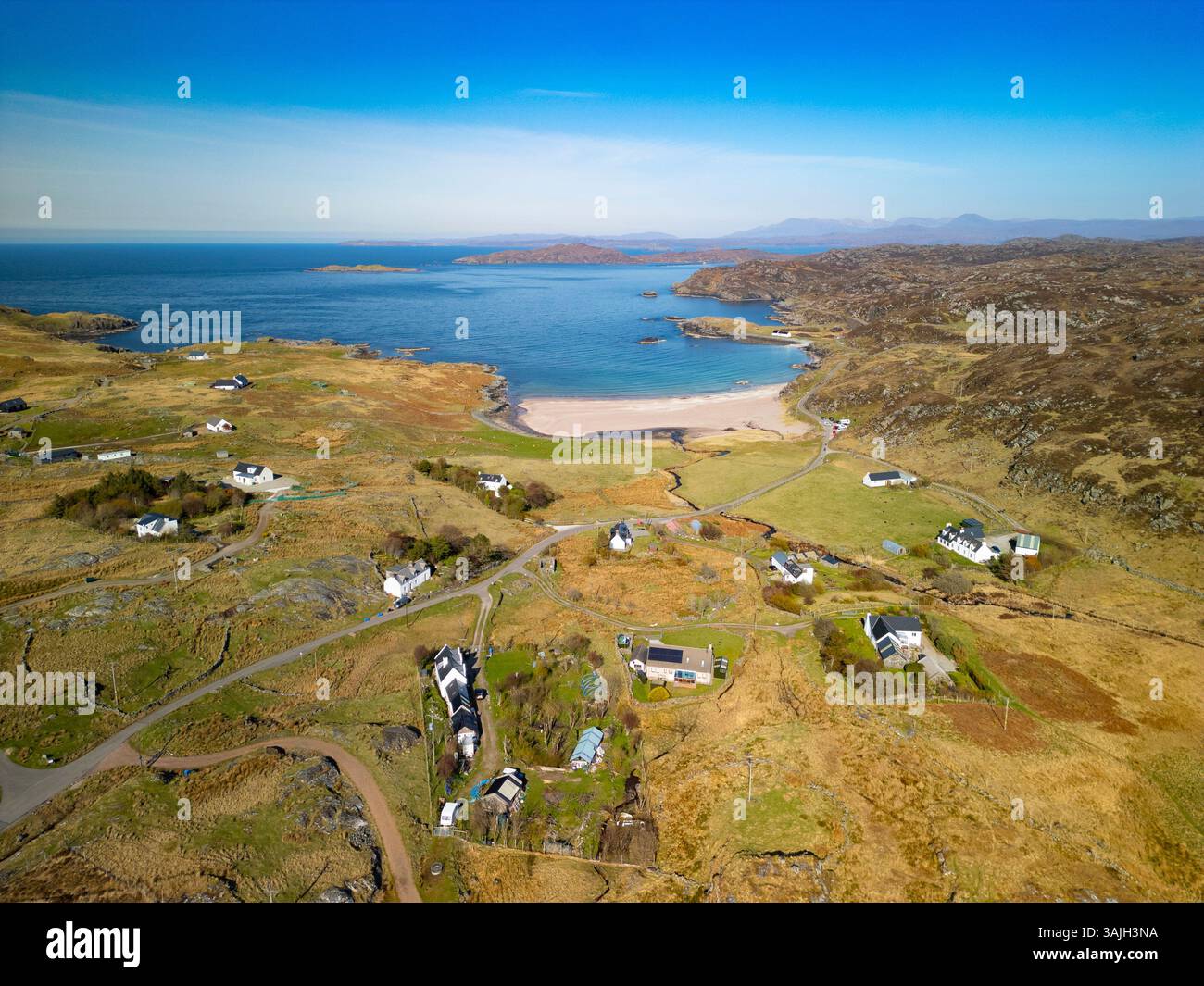 Crofting Community Coastal crofting village hi-res stock photography and images - Alamy