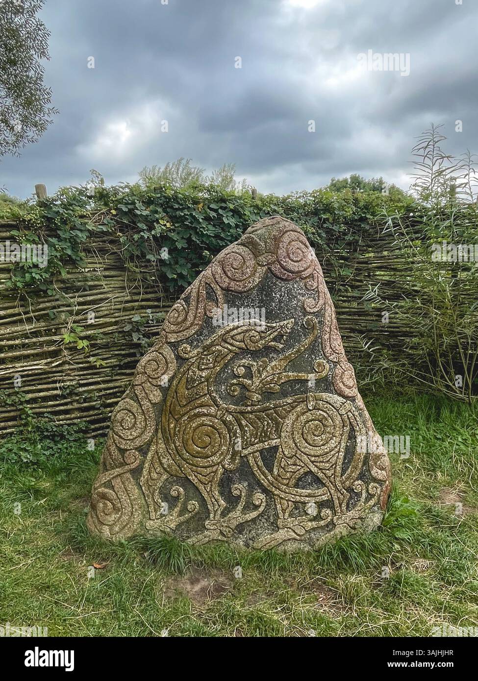 An old viking grafe in Ribe, Denmark Stock Photo - Alamy