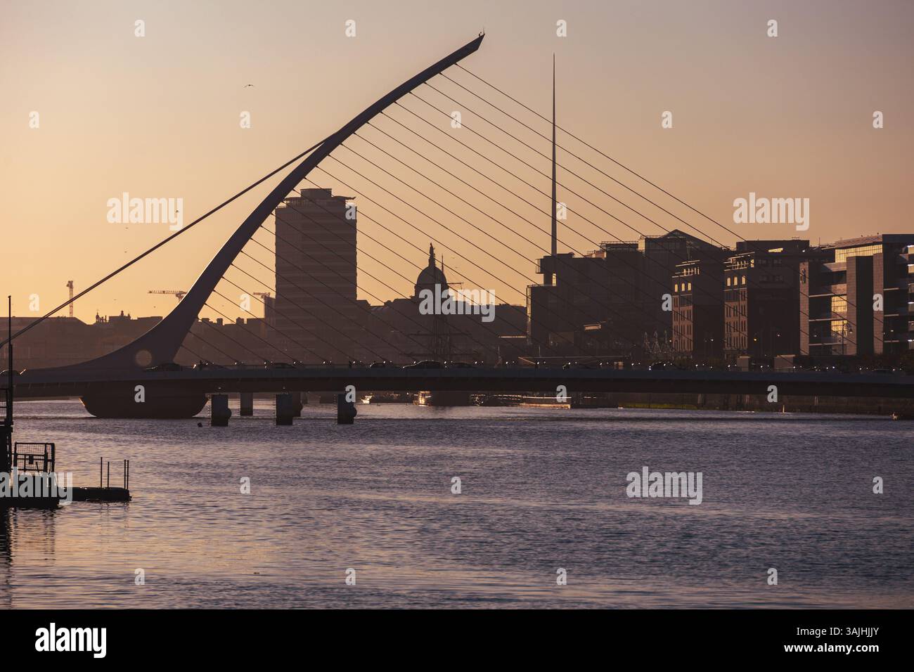 Samuel Beckett bridge at sunset, Dublin 2025 Stock Photo - Alamy